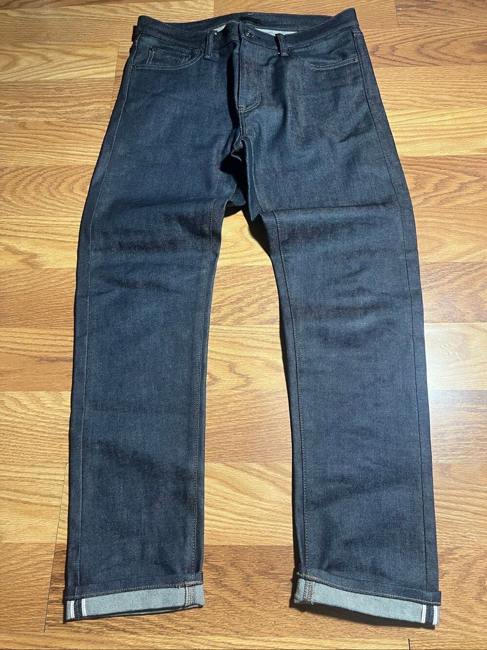 Uniqlo Men’s Kaihara Slim Straight Selvedge Jeans 34x32